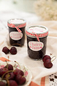 Homemade Cherry Jam with Fresh or Frozen Cherries